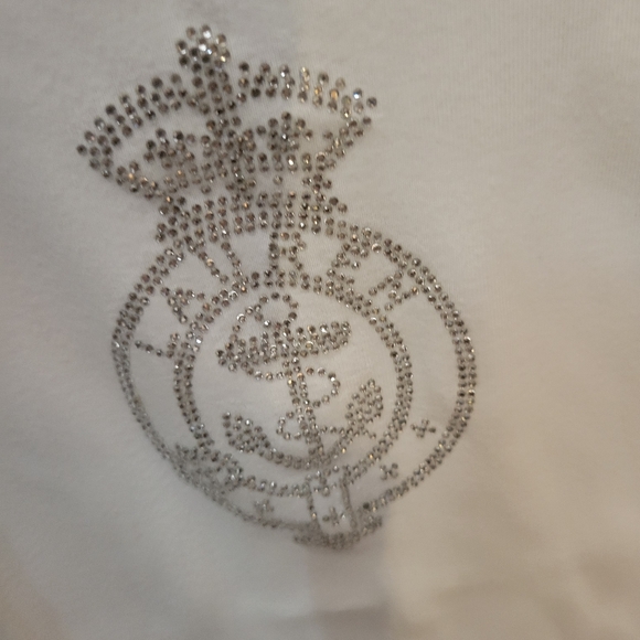 Polo Ralph Lauren White Embellished Short Sleeve Tee - Picture 3 of 6